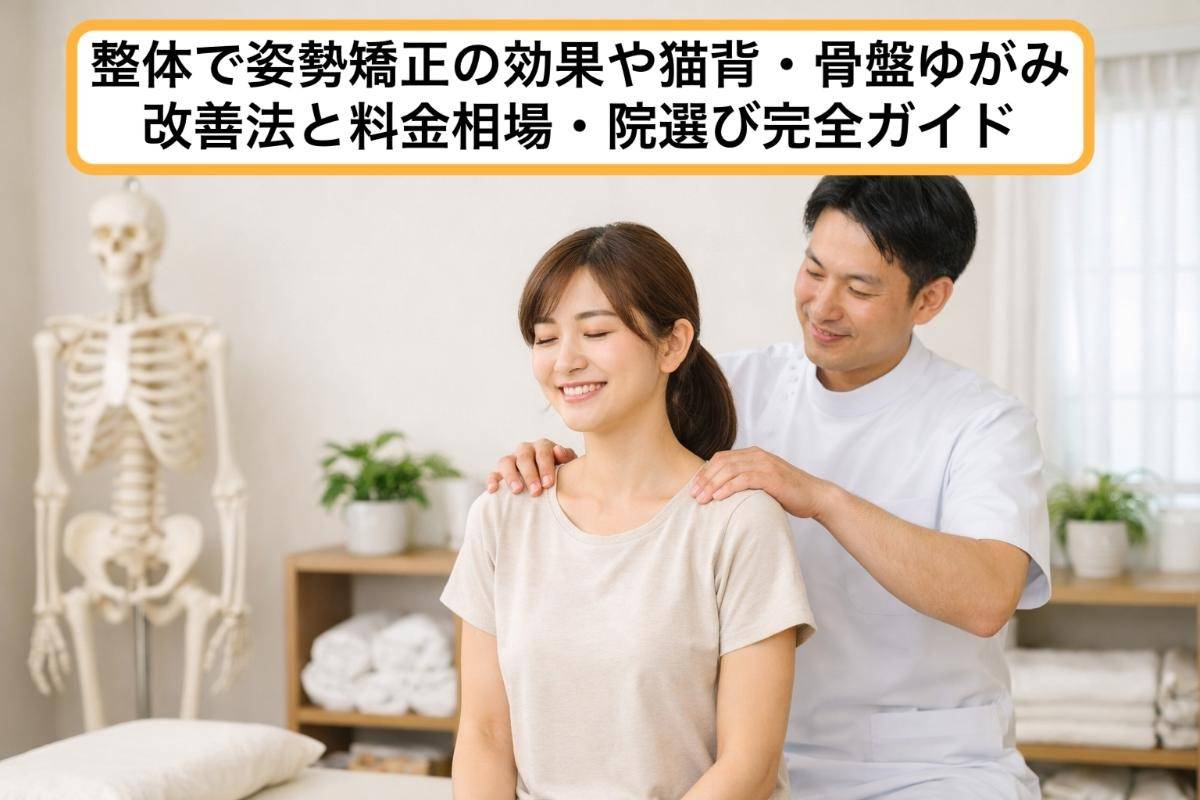 整体で姿勢矯正の効果や猫背・骨盤ゆがみ改善法と料金相場・院選び完全ガイド